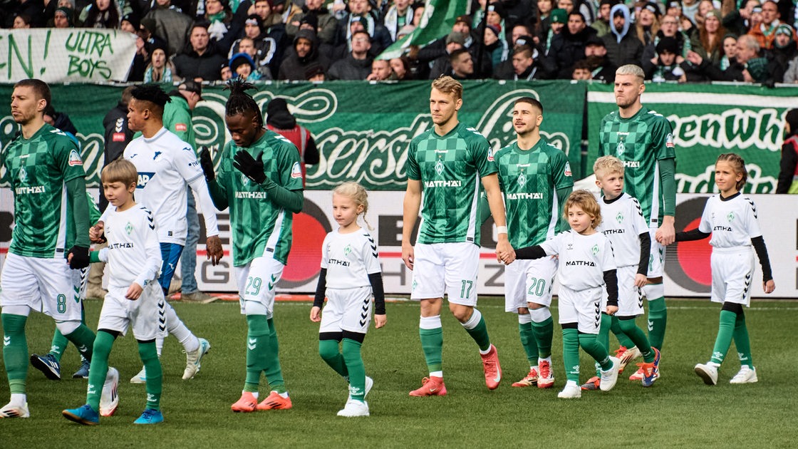 Werder Einlaufkinder Saison 2024/2025