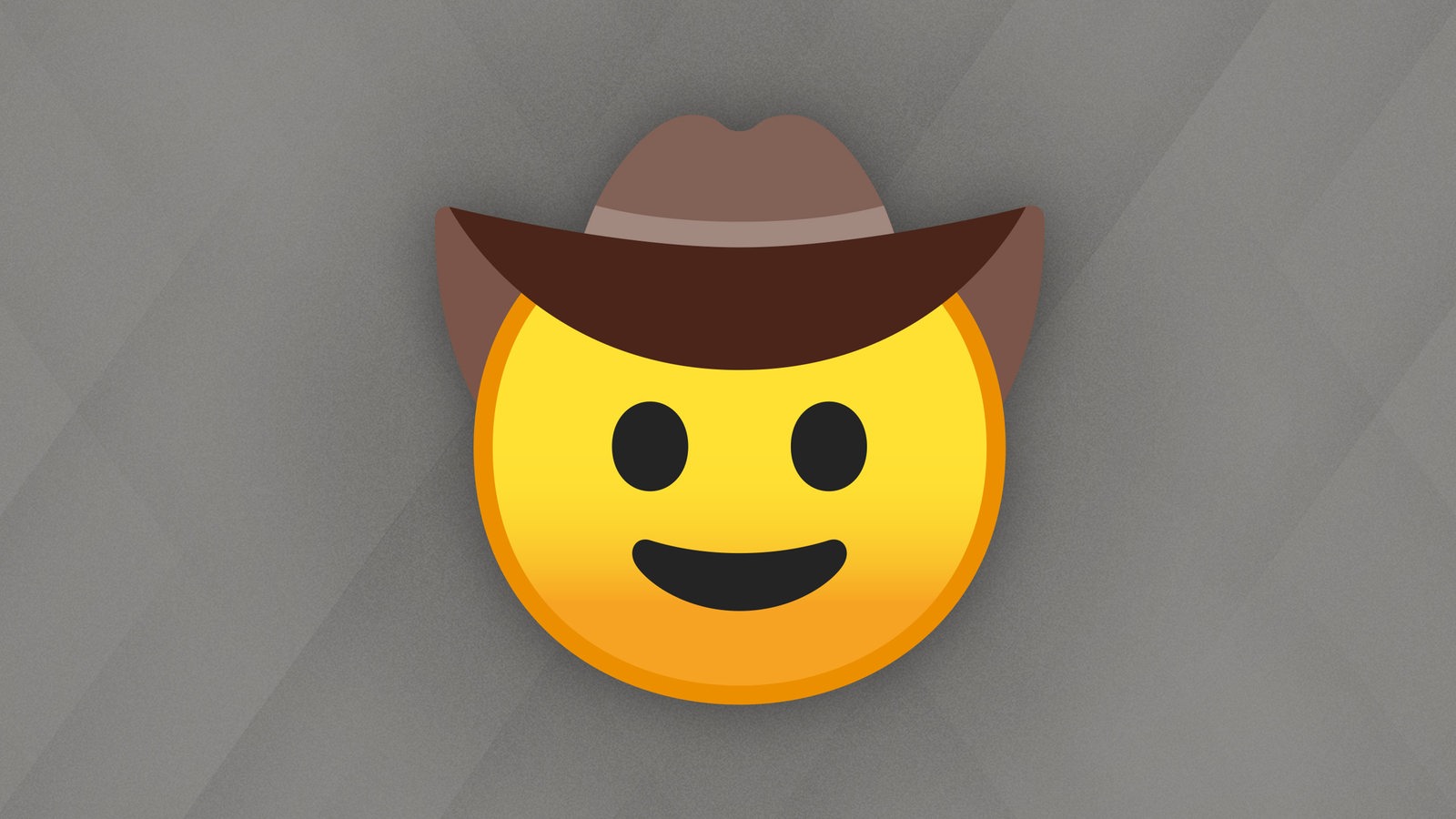 Emoji, mit Cowboy-Hut