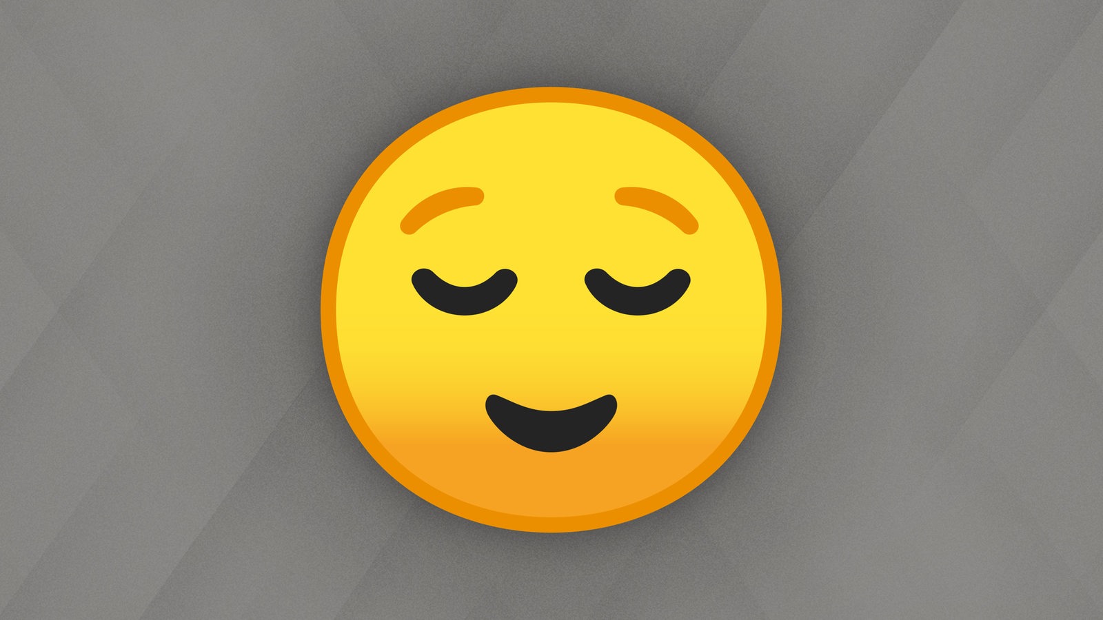 Ein Emoji eines zufriedenen Gesichtsausdrucks.