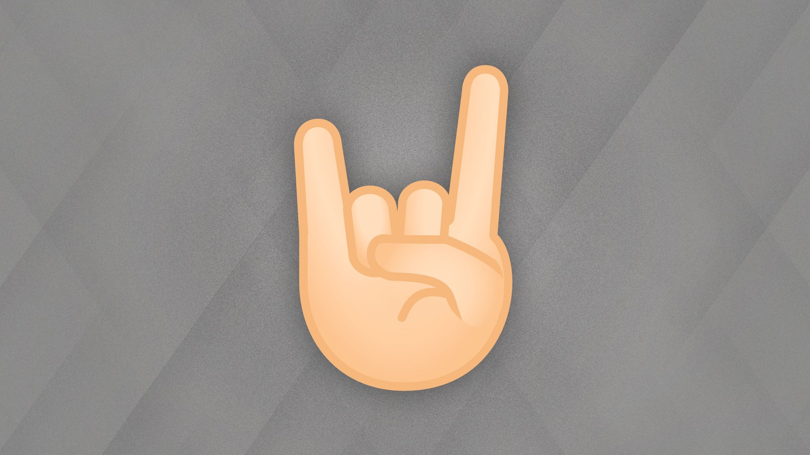 das Hand-Emoji mit Hörner-Geste