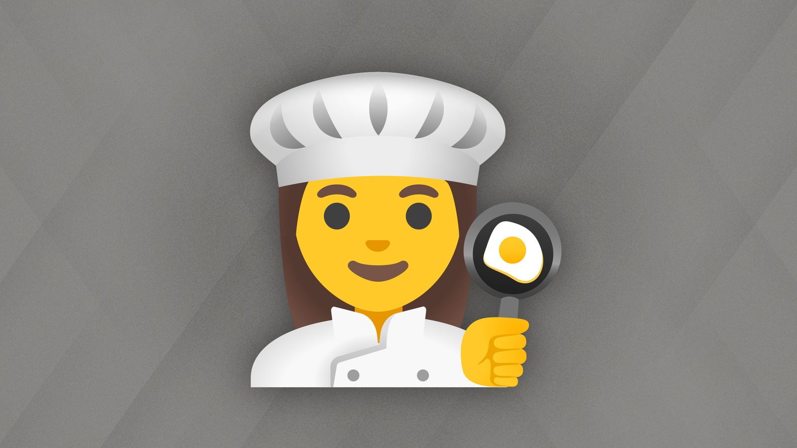 Ein Emoji einer Köchin.