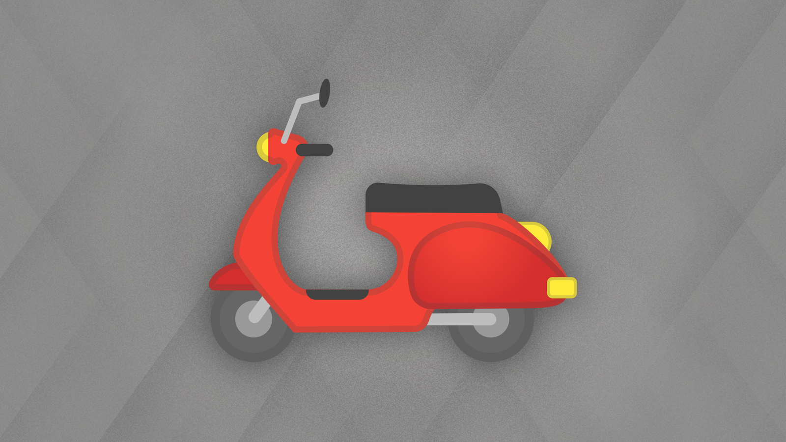 Ein Motorroller-Emoji