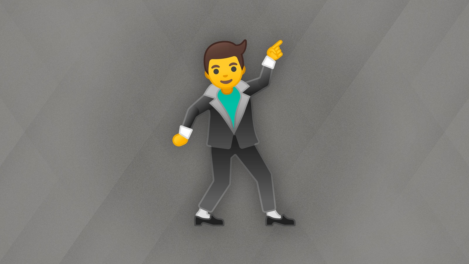 Ein Emoji einer tanzenden Person.