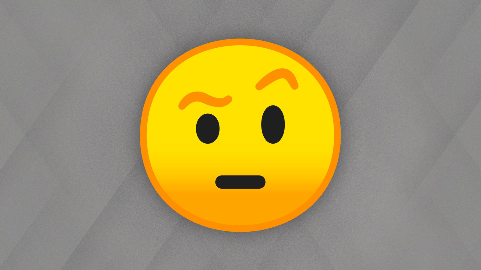 Emoji, mit hochgezogener Augenbraue