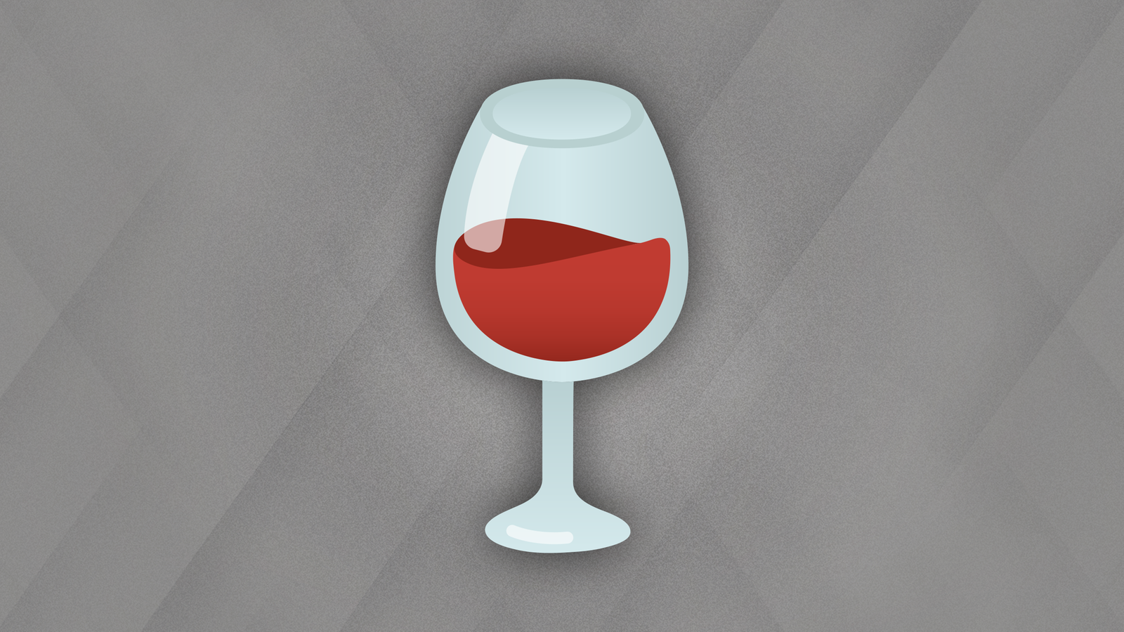 Ein Weinglas-Emoji