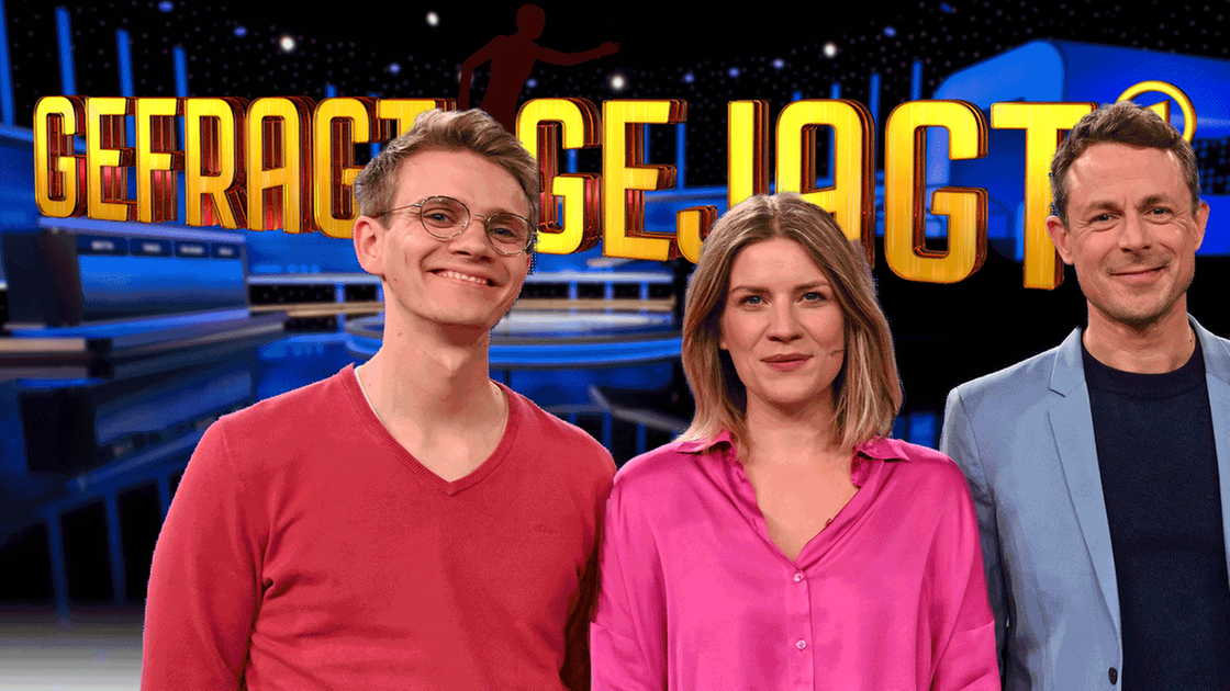 Tine Kuntze vor Gefragt-gejagt-Studio