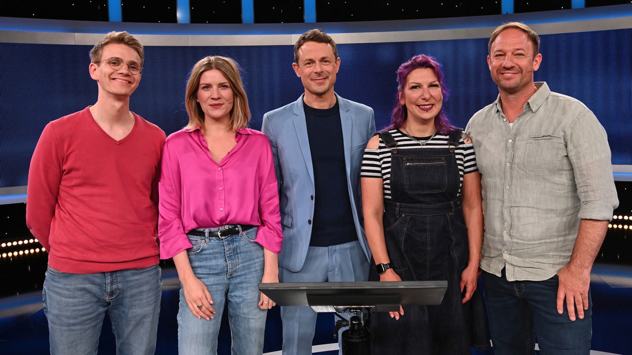 Tine Kuntze vor Gefragt-gejagt-Studio