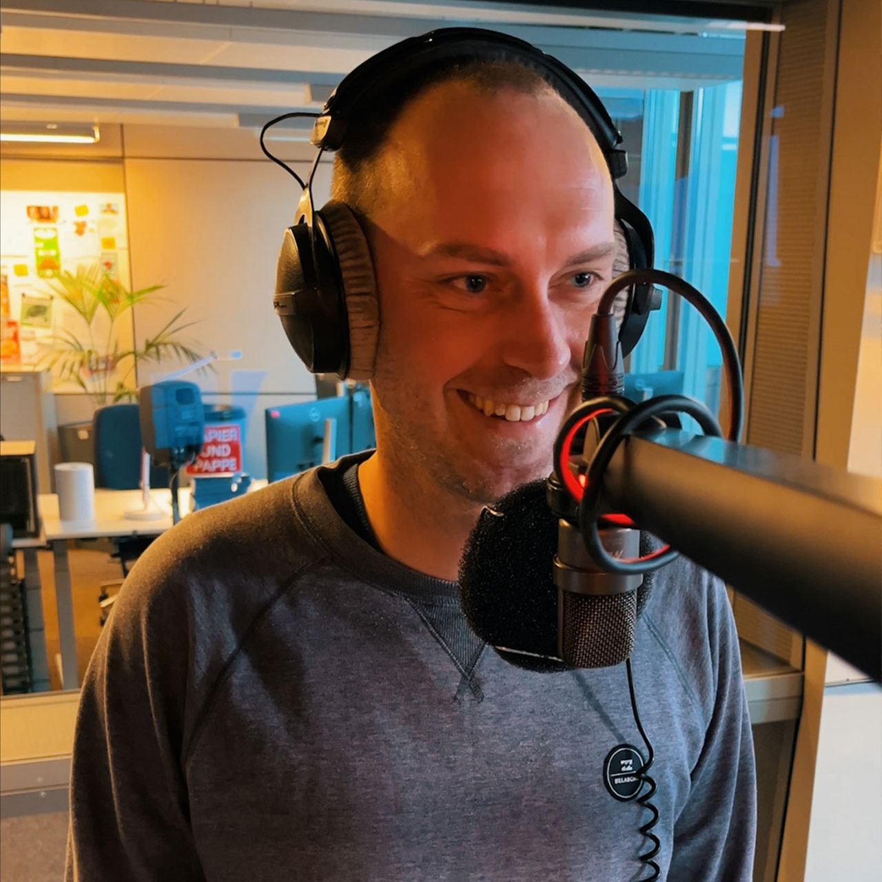 Ole Werner im Bremen-Vier-Studio
