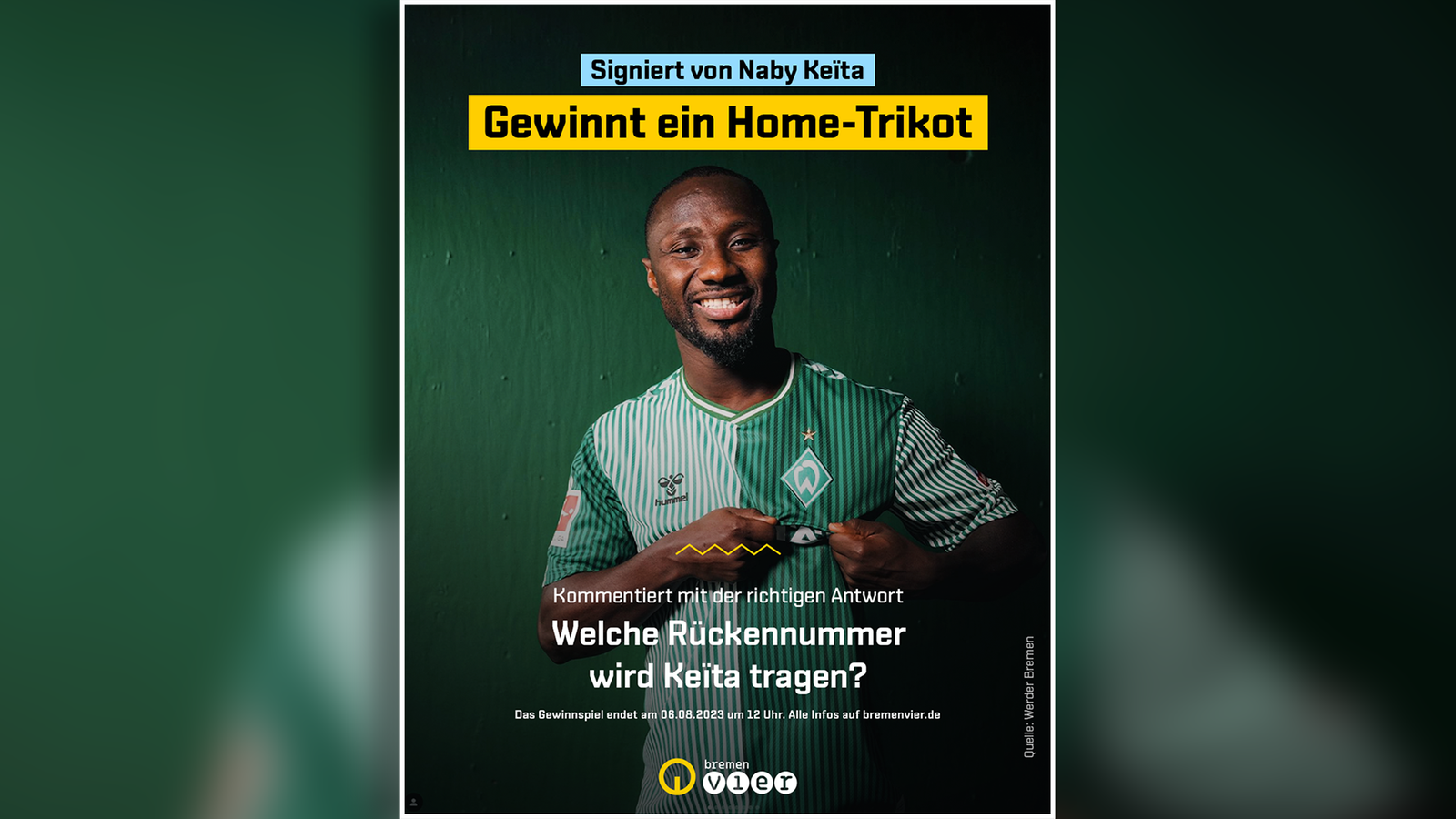 Verlosung Werder-Heimspiel-Trikot