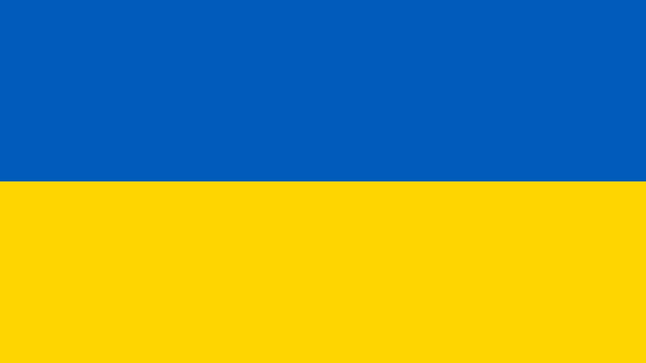 Farben der Ukraine-Flagge