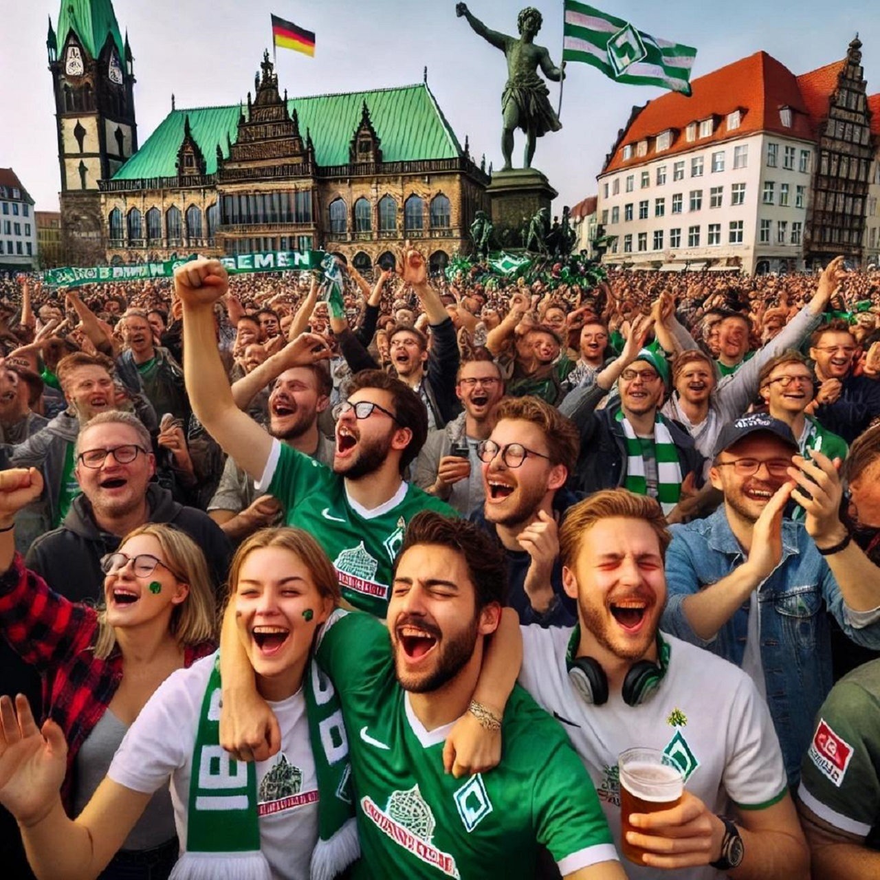 Werder wird zur Gottheit in der Unendlichkeit